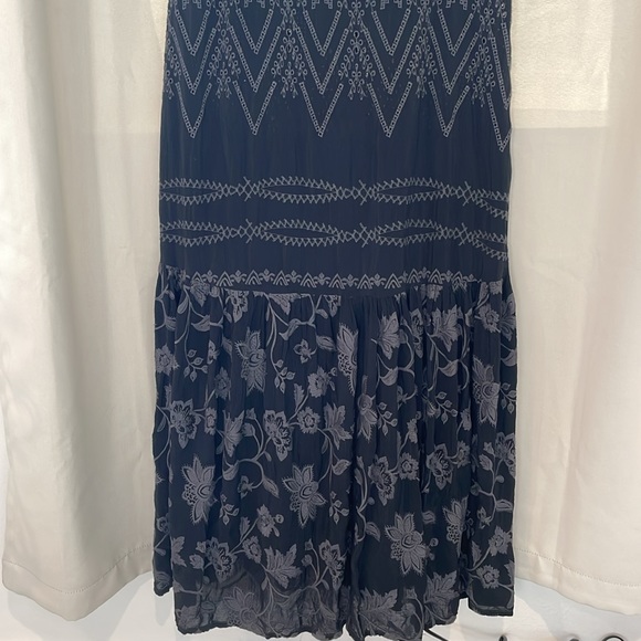JOHNNY WAS Aria Paityn Embroidered Maxi Dress Black sz XS - Picture 4 of 6